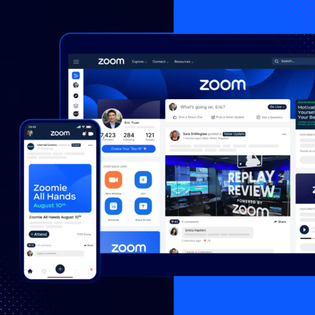 Impulsa la participación con una Intranet de vanguardia con Zoom Workvivo